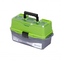 Ящик для снастей Tackle Box трехполочный NISUS зелёный (N-TB-3-G)