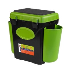 Ящик зимний "FishBox" 10л односекционный цв.зеленый (х6) 