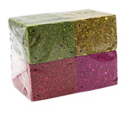 Жмых Флюро Lion Baits "Разноцветный микс" Макуха "ТИГРОВЫЙ ОРЕХ" 12шт