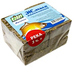 Жмых конопляный Макуха Fishberry "ПРОТЕИН. Река 3 часа+" 12шт