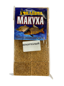 ЖМЫХ КУКУРУЗНЫЙ"ОТЛИЧНОГО КЛЕВА" ЧЕСНОК (КУБИКИ)