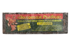 Жмых "Золотая рыбка" (подсолнечный) КОНОПЛЯ
