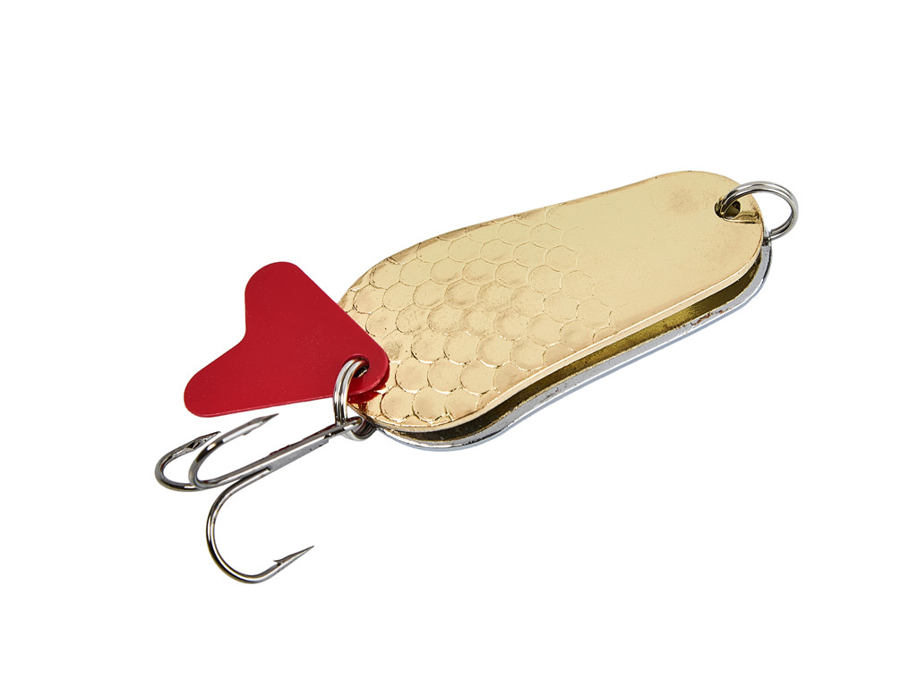 Блесна GREENPIKE КОЛЕБАЛКА ШУМОВАЯ №09 20гр цв.Gold/Silver уп.5шт