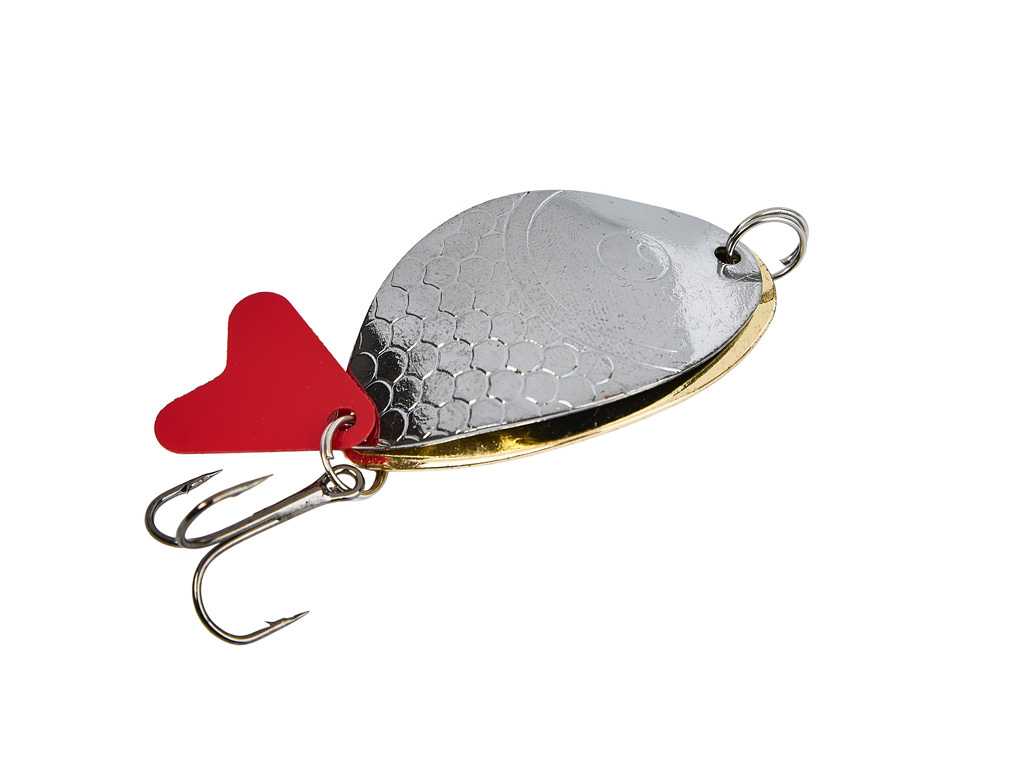 Блесна GREENPIKE КОЛЕБАЛКА ШУМОВАЯ №10 18гр цв.Silver/Gold уп.5шт