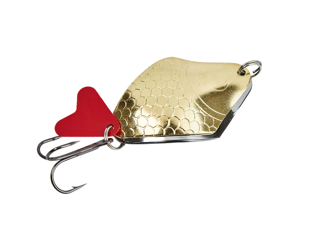 Блесна GREENPIKE КОЛЕБАЛКА ШУМОВАЯ №11 20гр цв.Gold/Silver уп.5шт
