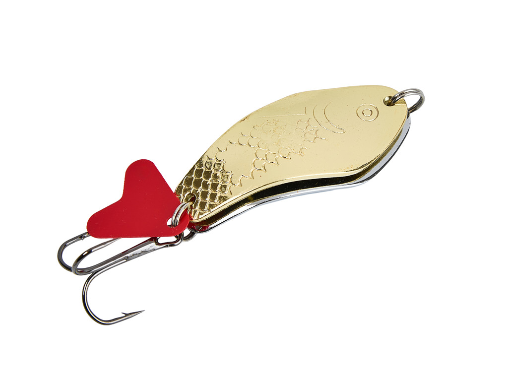 Блесна GREENPIKE КОЛЕБАЛКА ШУМОВАЯ №23 28гр цв.Gold/Silver уп.5шт