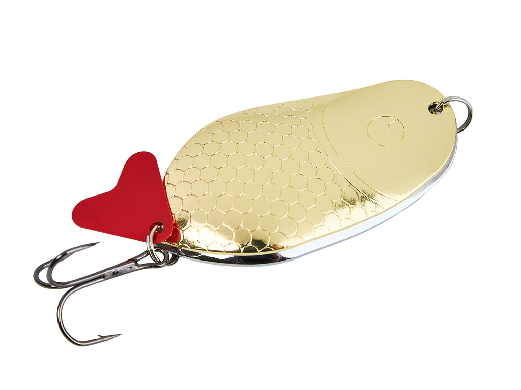 Блесна GREENPIKE КОЛЕБАЛКА ШУМОВАЯ №27 30гр цв.Gold/Silver уп.5шт