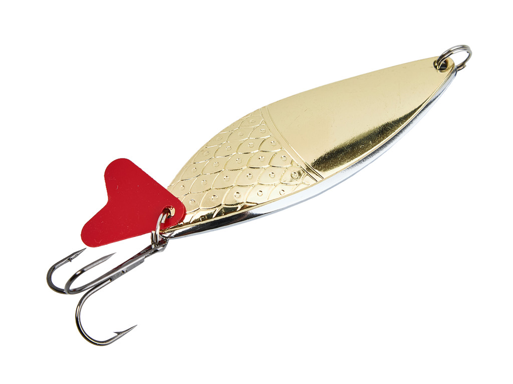 Блесна GREENPIKE КОЛЕБАЛКА ШУМОВАЯ №32 26гр цв.Gold/Silver уп.5шт