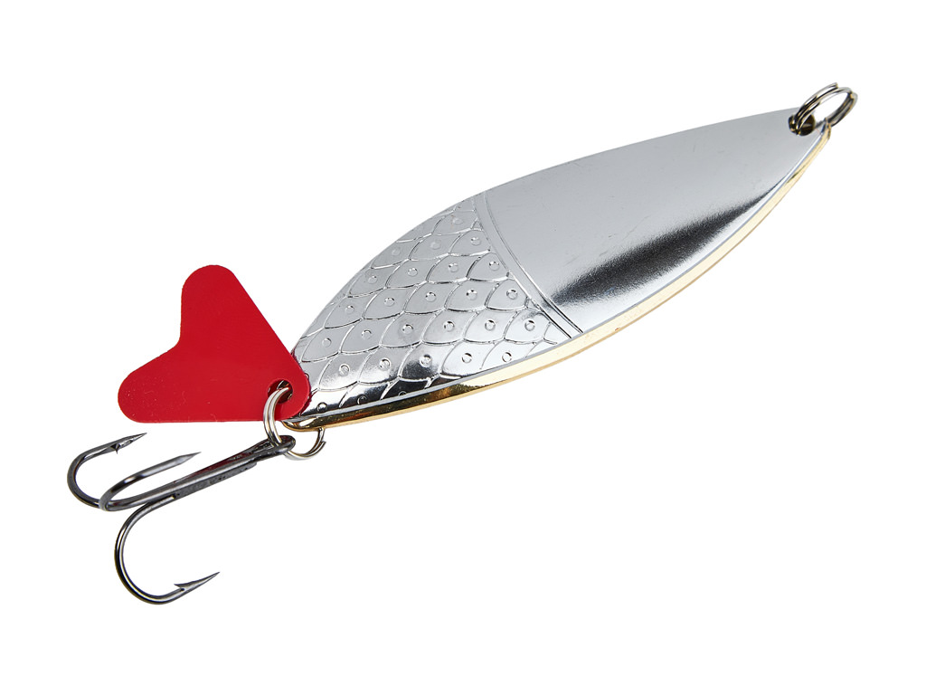 Блесна GREENPIKE КОЛЕБАЛКА ШУМОВАЯ №32 26гр цв.Silver/Gold уп.5шт