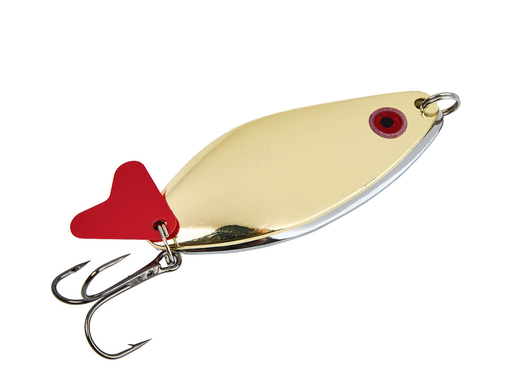 Блесна GREENPIKE КОЛЕБАЛКА ШУМОВАЯ №33 26гр цв.Gold/Silver уп.5шт