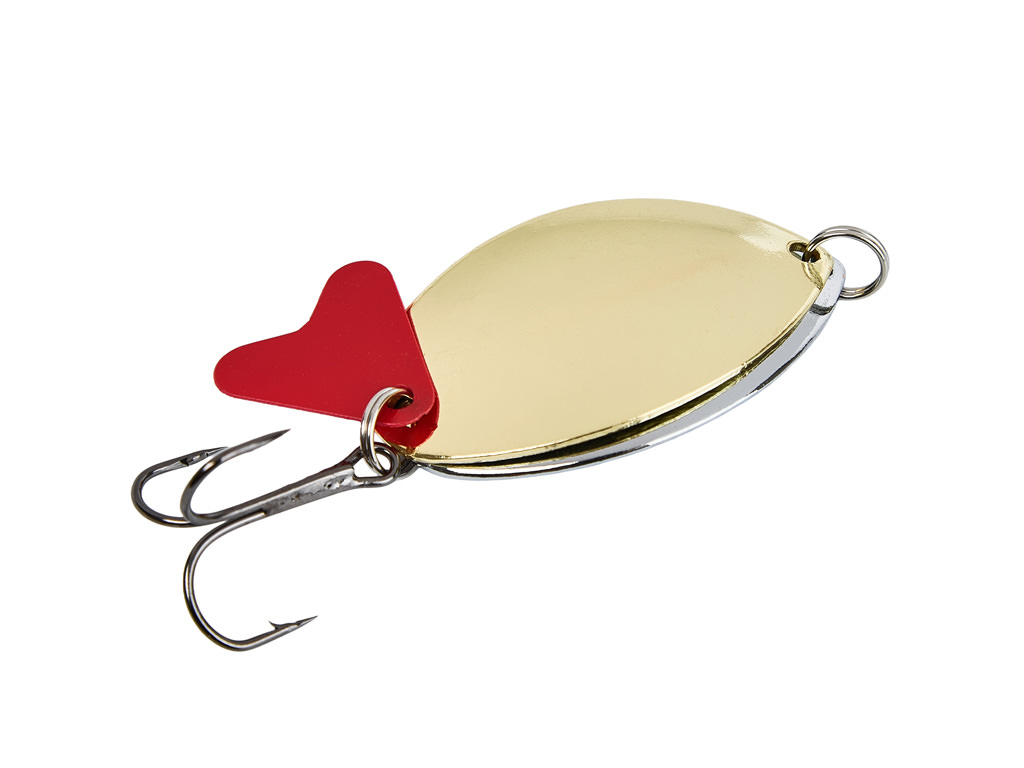 Блесна GREENPIKE КОЛЕБАЛКА ШУМОВАЯ №406 25гр цв.Gold/Silver уп.5шт
