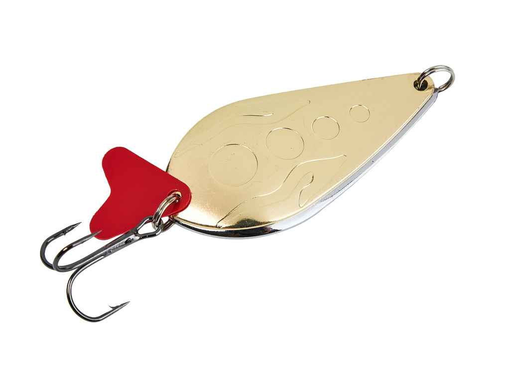 Блесна GREENPIKE КОЛЕБАЛКА ШУМОВАЯ №412 26гр цв.Gold/Silver уп.5шт