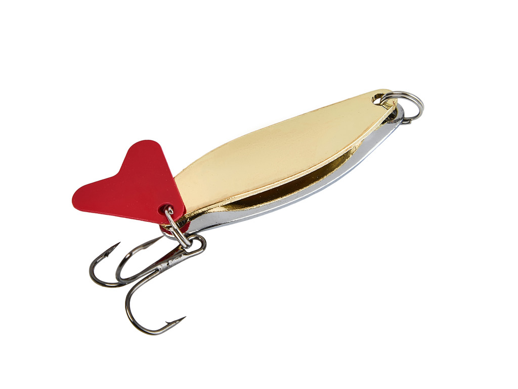 Блесна GREENPIKE КОЛЕБАЛКА ШУМОВАЯ №45 18гр цв.Gold/Silver уп.5шт