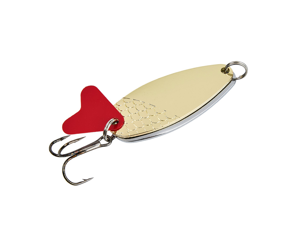 Блесна GREENPIKE КОЛЕБАЛКА ШУМОВАЯ №47 18гр цв.Gold/Silver уп.5шт