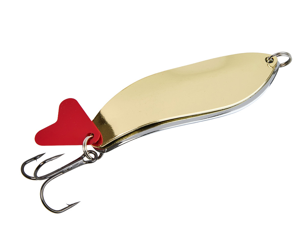Блесна GREENPIKE КОЛЕБАЛКА ШУМОВАЯ №61 23гр цв.Gold/Silver уп.5шт