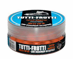 Бойл насадочный плавающий Pop-Up 11мм Tutti-Frutti (Тутти-Фрутти) 50мл