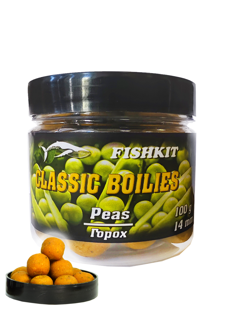 Бойлы "FISHKIT" Classic тонущие ГОРОХ 20мм 100г