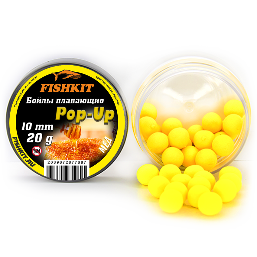 Бойлы "FISHKIT" POP-UP 10mm МЕД