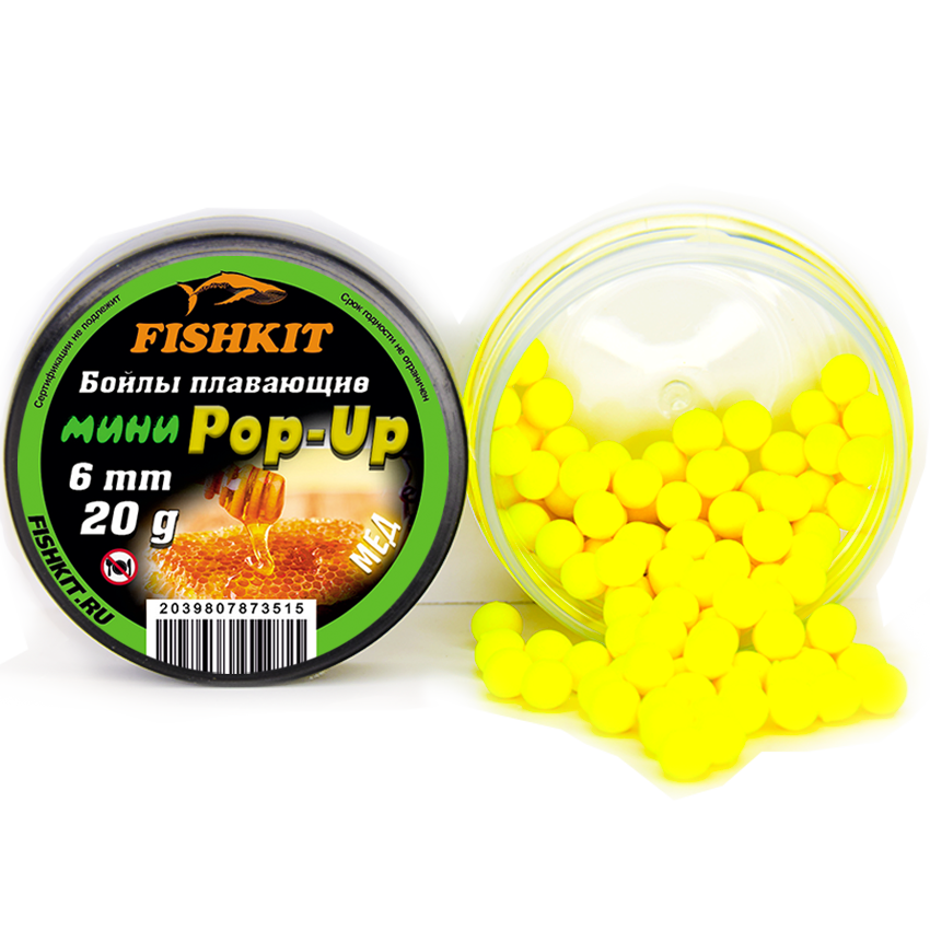 Бойлы "FISHKIT" POP-UP 6mm МЕД