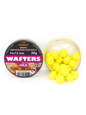 Бойлы "FISHKIT" WAFTERS 14x12 mm МЕД