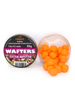 Бойлы "FISHKIT" WAFTERS 14x12 mm ТУТТИ-ФРУТТИ