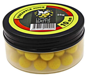 Бойлы Pop-Up Lion Baits "АНАНАСОВЫЙ СОК" 10мм 25 г
