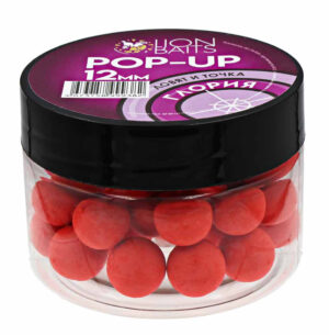 Бойлы Pop-Up Lion Baits Ловят и Точка ГЛОРИЯ "КЛУБНИКА 2 ВИДА" 12мм