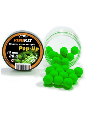 Бойлы "FISHKIT" POP-UP 14mm ГОРОХ