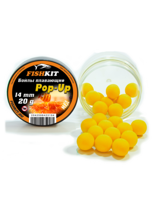 Бойлы "FISHKIT" POP-UP 14mm МЕД