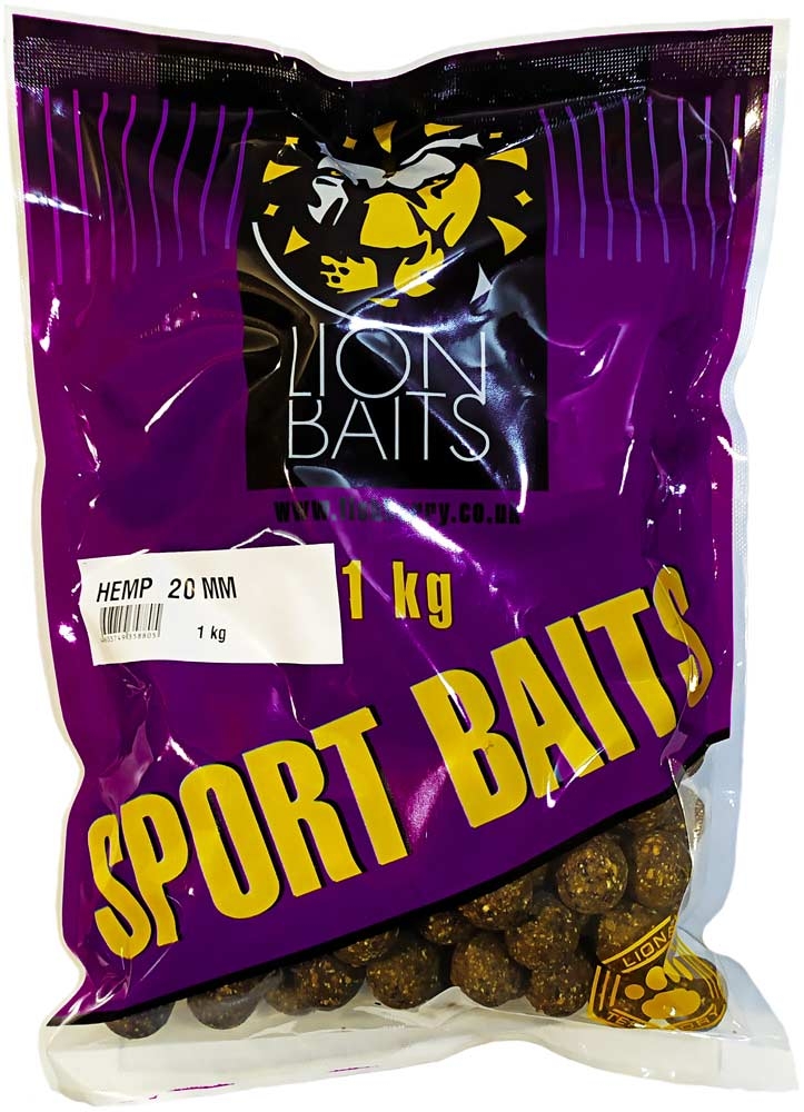 Бойлы Тонущие Lion Baits Спорт 20мм "HEMP" 1кг