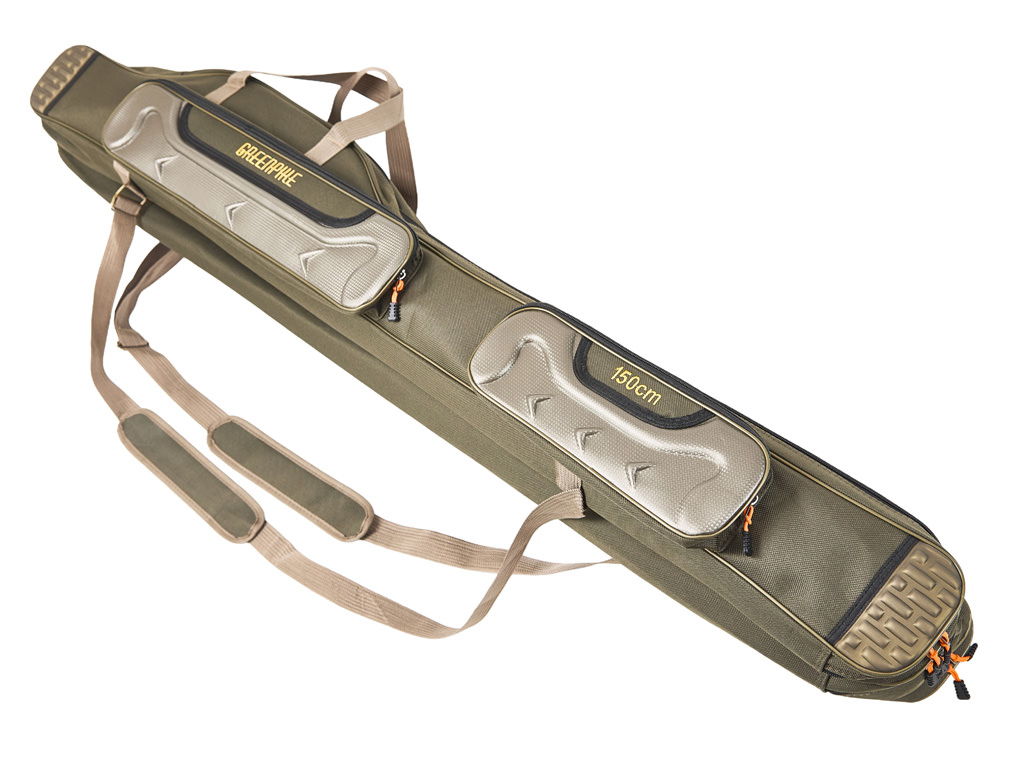 Чехол GREENPIKE  3-секции ХАКИ/ОРАНЖ  ДОР  150 см