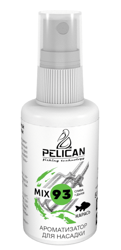 Дип-Спрей PELICAN "MIX 93 КАРАСЬ-СЛИВА+ДЫНЯ" 50мл