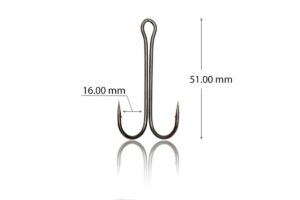 Двойник Double Hook №5/0 (длин. цевьё) уп.100шт