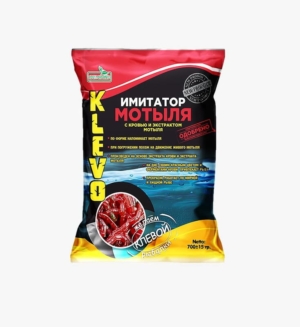 Имитатор мотыля KLEVO (на основе мотыльного экстракта) d-2 мм ГАММАРУС 700 г