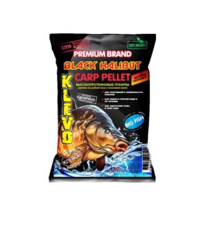 Карповый пеллетс KLEVO BLACK HALIBUT ПАЛТУС-6мм 700г