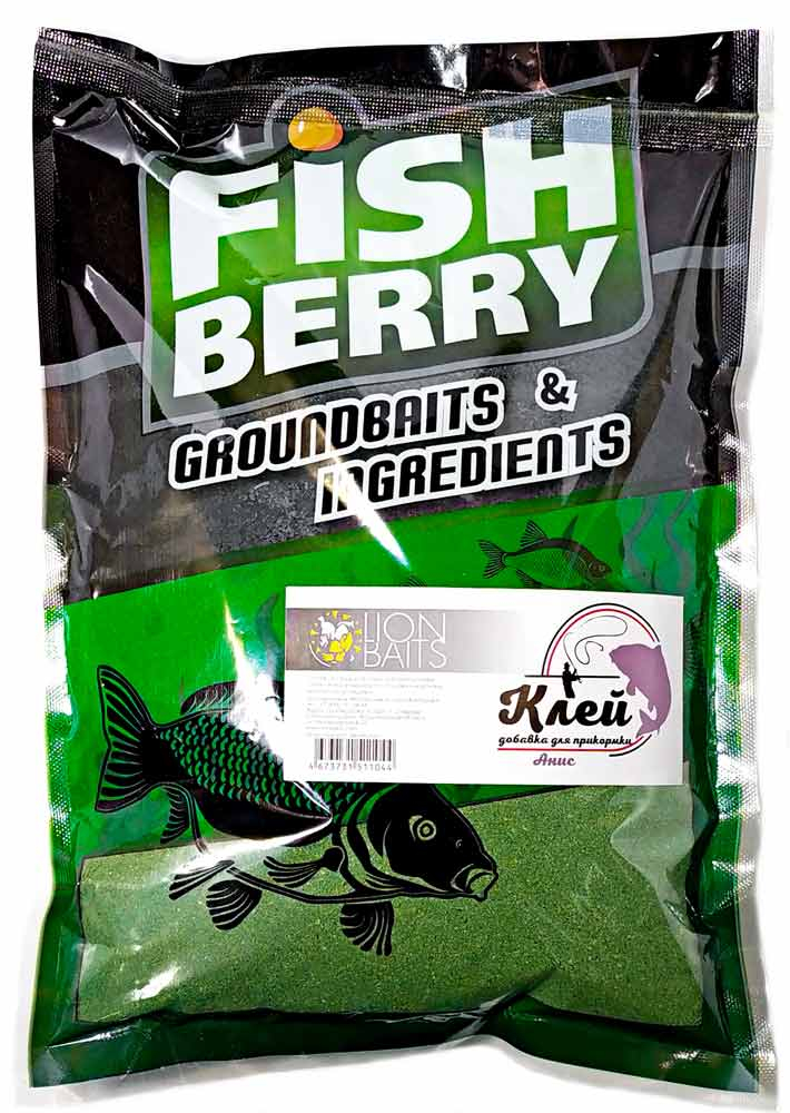 Клей-добавка для прикормки Lion Baits "АНИС" 500г