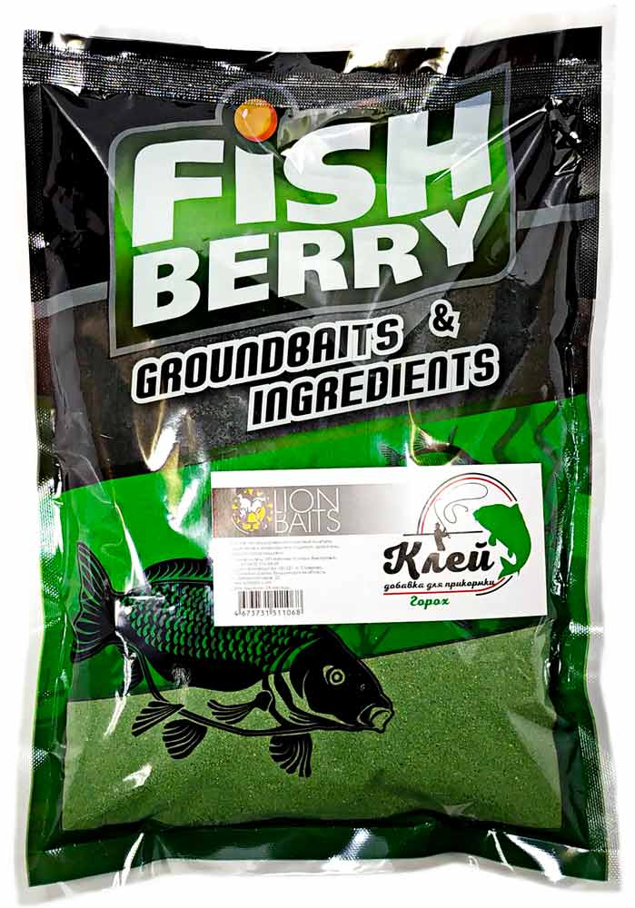 Клей-добавка для прикормки Lion Baits "ГОРОХ" 500г