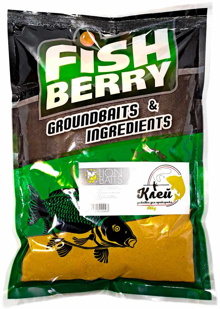 Клей-добавка для прикормки Lion Baits "МЕД" 500г