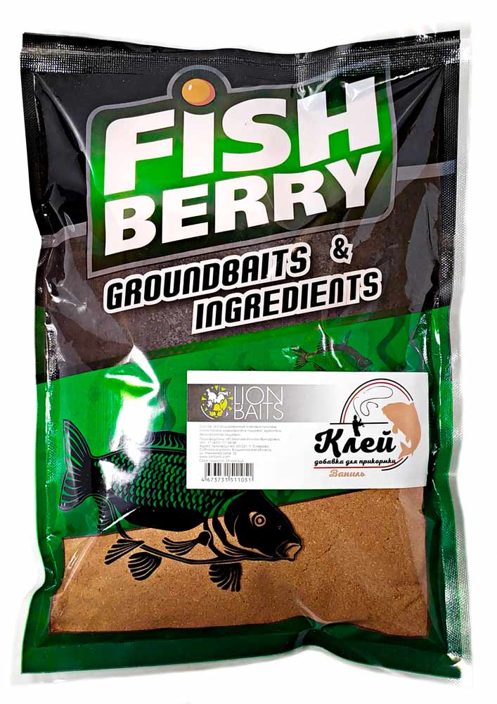 Клей-добавка для прикормки Lion Baits "ВАНИЛЬ" 500г