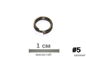 Кольца заводные 6008 №5 уп.20шт