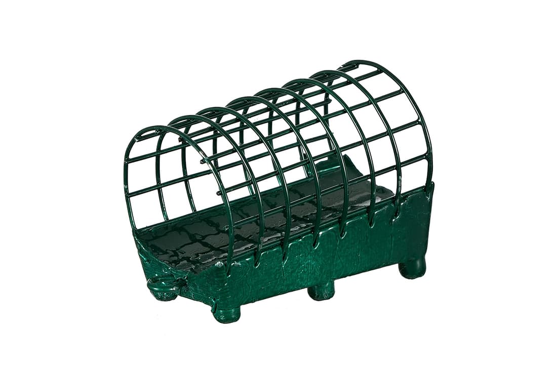 Кормушка с ГРУНТОЗАЦЕПОМ  "Крашеная"  40гр (10)