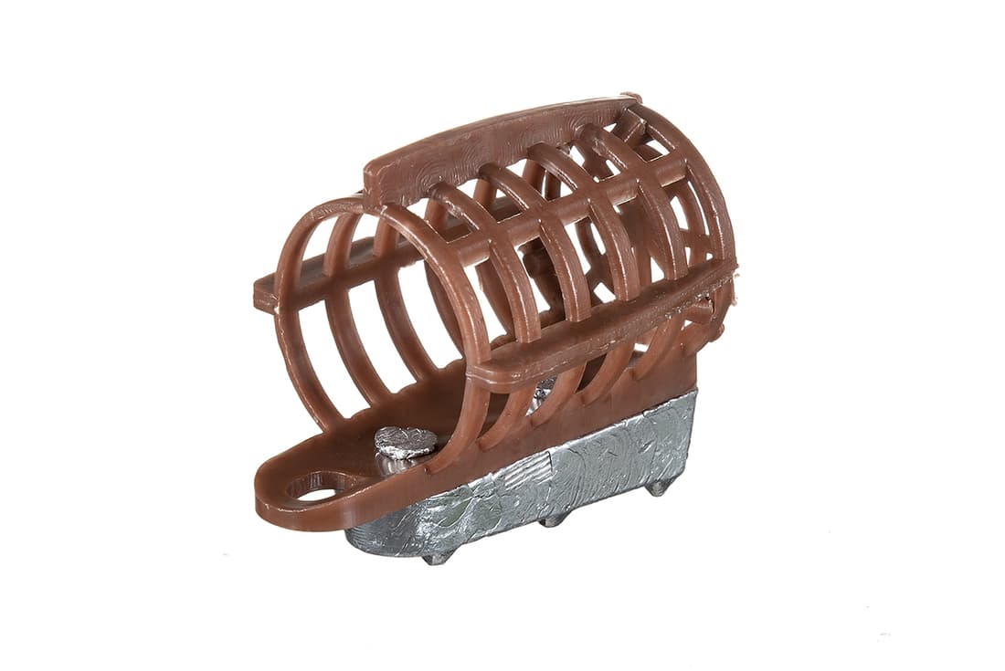 Кормушка "С Грунтозацепом" Свинец/Пластик 130гр (10)
