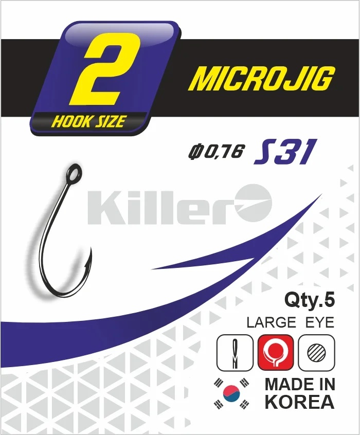 Крючок Killer S-31 №4 MICRO JIG арт.31