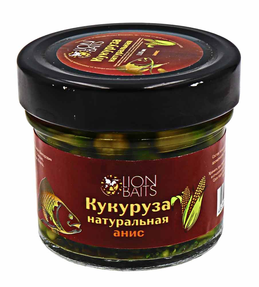 Кукуруза Lion Baits В СТЕКЛЕ "АНИС" 110мл (12)