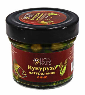 Кукуруза Lion Baits В СТЕКЛЕ "АНИС" 110мл (12)