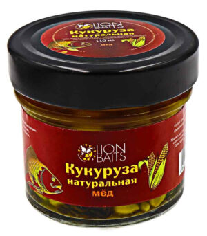 Кукуруза Lion Baits В СТЕКЛЕ "МЕД" 110мл (12)