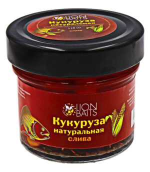 Кукуруза Lion Baits В СТЕКЛЕ "СЛИВА" 110мл (12)