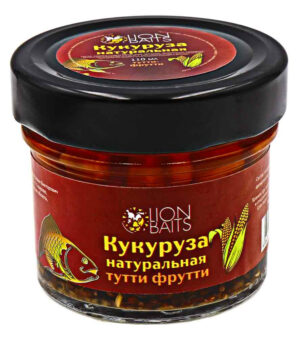 Кукуруза Lion Baits В СТЕКЛЕ "ТУТТИ-ФРУТТИ" 110мл (12)