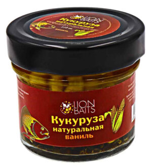 Кукуруза Lion Baits В СТЕКЛЕ "ВАНИЛЬ" 110мл (12)