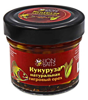 Кукуруза Lion Baits В СТЕКЛЕ "ТИГРОВЫЙ ОРЕХ" 110мл (12)